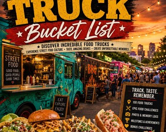 Lista dei 100 food truck da provare assolutamente, Street Food Journal (Download digitale)