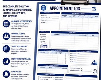 Agenda per la pianificazione degli appuntamenti / Monitoraggio degli impegni dei clienti (PDF, DOCX)