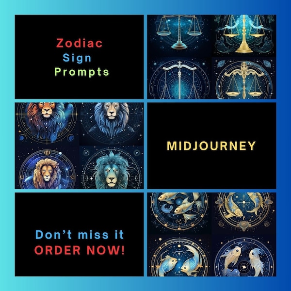 Midjourney Zodiac Sign Art Prompts for Cosmic Masterpieces!