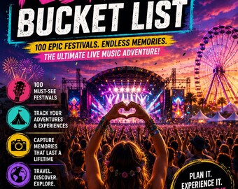 Lista dei festival musicali da non perdere / Tracker delle 100 avventure (Download PDF)
