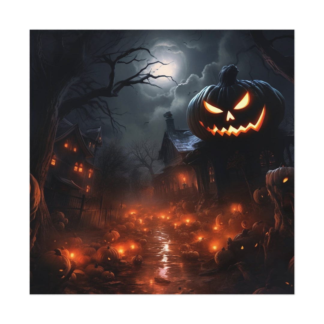 Spooktacular Halloween Posters: Haunt Your Walls With Ghoulish Delight Shop Now for Eerie Decor