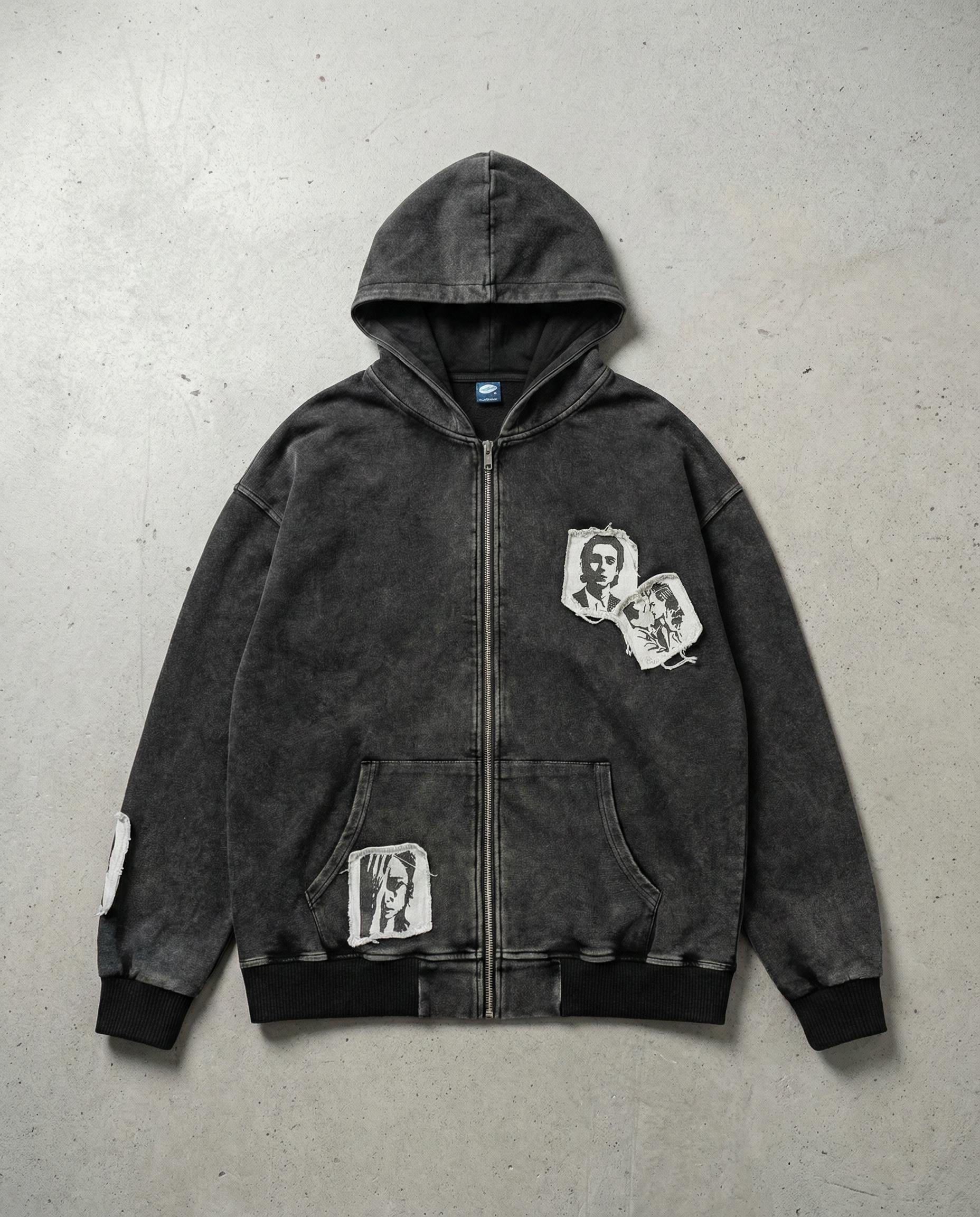a*m様 【最安】 IFEELLUCKY hood zip up opium y Playboi Carti YVL Logo I AM MUSIC Opium Label Hoodie Tour Album