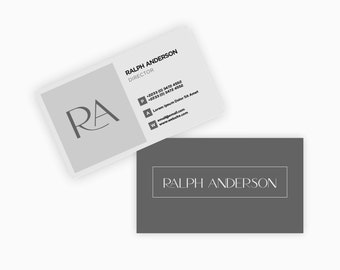 Personalized Business Stationery | 2 Tone Graphic Design | Custom Business Card