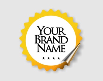 Custom Logo Stickers | Product Packaging | Product Stickers | Sticker labels | Business Stickers