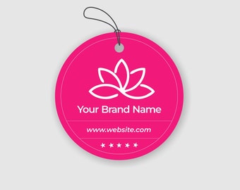 Round Hang Tag | Tags for Business Products | Custom Circle Tag | Hang tags with string