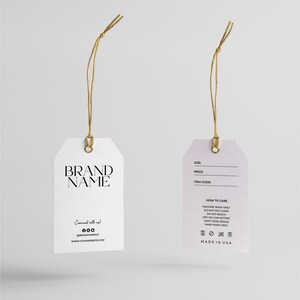 Personalized Hang Tag | Tags for Business Products | Custom Clothing Tag | Hang Tags With String