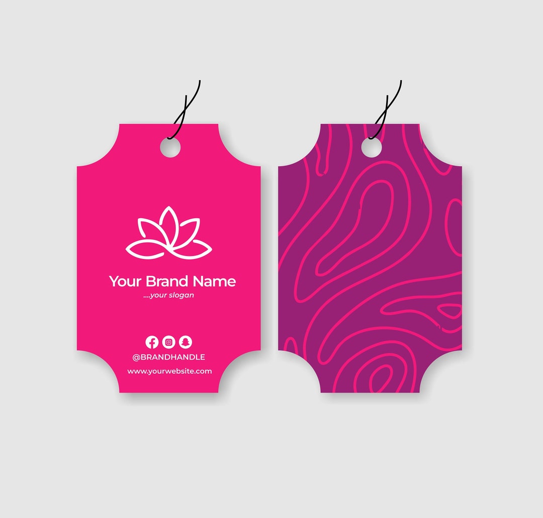 Personalized Hang Tag Tags for Business Products Custom Etsy