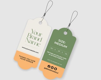 Etiqueta colgante personalizada / Etiquetas para productos comerciales / Etiqueta de ropa personalizada / Etiquetas colgantes con cuerda