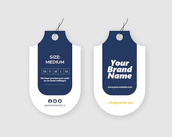 Personalized Hang Tag | Tags for Business Products | Custom Clothing Tag | Hang Tags With String