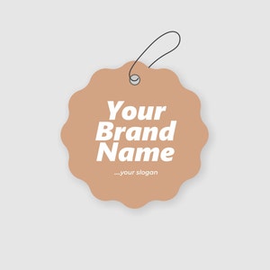 Round Hang Tag | Tags for Business Products | Custom Circle Tag | Hang tags with string