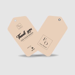 Personalized Hang Tag | Tags for Business Products | Custom Clothing Tag | Hang Tags With String