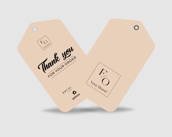 Personalized Hang Tag | Tags for Business Products | Custom Clothing Tag | Hang Tags With String
