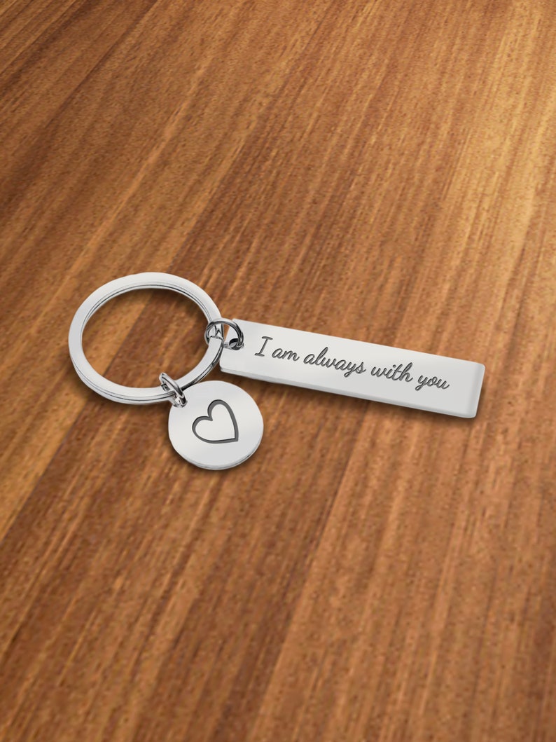 Personalized Metal Keychain, Drive Safe Keychain, Custom Engraved Stainless Steel Keychain, Gift for Dad, Brother, Grandpa, Stepfather, Him image 6