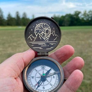 Personalized Compass for Baptism, Holy Communion Custom Compass, Engraved Compass for Baptized, Christening Boy Gift, Mormon Baptism Gift image 8