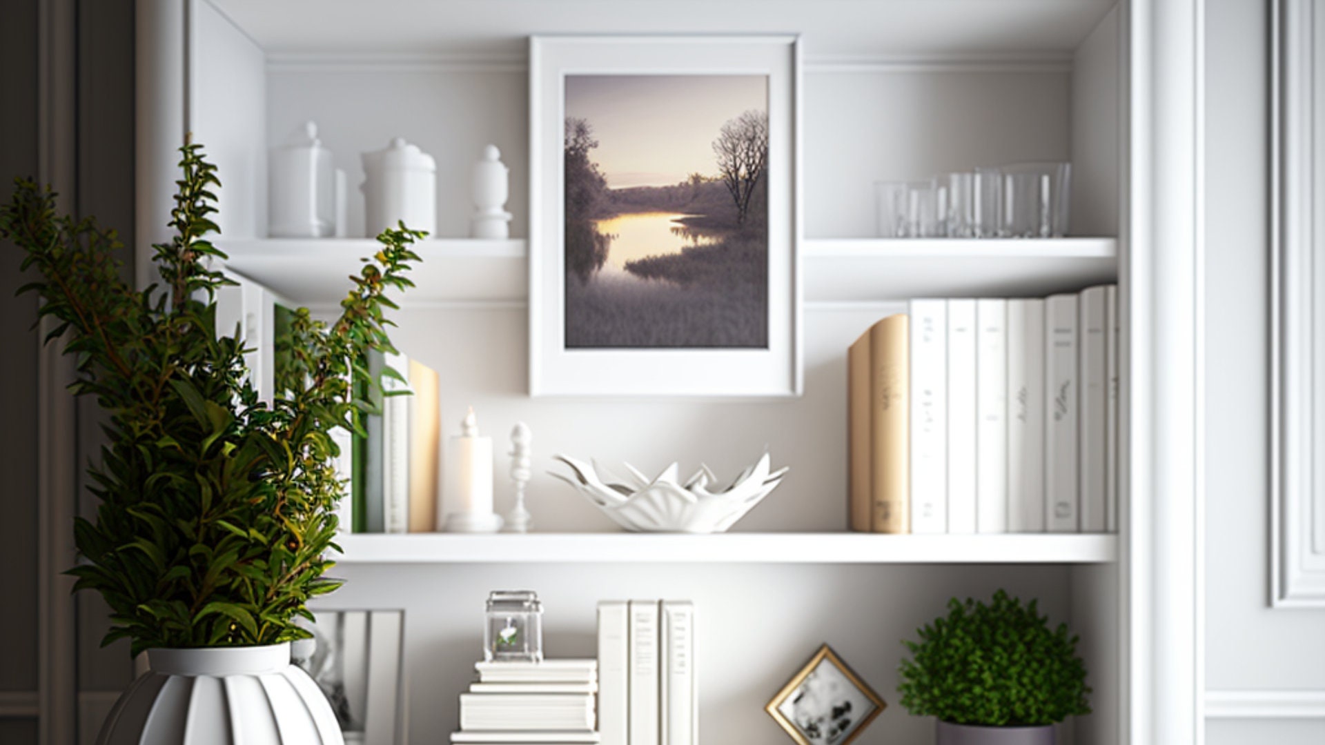 Virtual Background Home Office for Zoom, Teams, Webex, Streaming