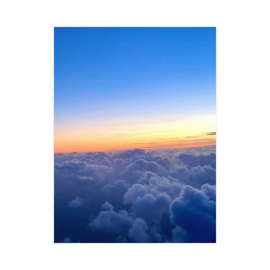 Head in the Clouds Poster Print Etsy