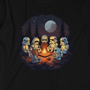 Imperial R&R: Troopers Storm Relaxing Around a Fire