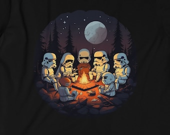 Imperial R&R: Troopers Storm Relaxing Around a Fire
