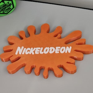 Nickelodeon Slime Logo | Vintage 90er Jahre Nostalgie Zettel Dekor Eimer Eingeweide Nick Cartoons Studios Logo Geburtstag Party Dekoration Geschenk snick