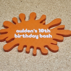 CUSTOM Nickelodeon Slime Logo Sign | vintage 90s nostalgia blimp decor bucket guts nick cartoons studios logo birthday party decoration gift