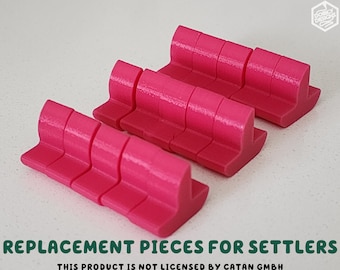 Boats Unofficial Seafarers Custom Replacement Pieces For Settlers Board Game Cities Knights Cities Houses Settlements Roads Catan America