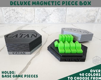 Player Pieces Organizer Storage For Settlers Of Catan Board Game | Set of 4 or 6 Includes Player Replacement Pieces Organizer Storage Holder