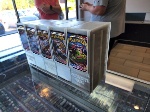 Pokemon Card Pack Dispenser Yugioh MTG Magic the Gathering TCG Store Deck Display Holder Stand Trading Card Game Gaming Storage Custom Name - Etsy Pokemon Card Pack Dispenser Yugioh MTG Magic the Gathering TCG Store Deck Display Holder Stand Trading Card Game Gaming Storage Custom Name - Etsy