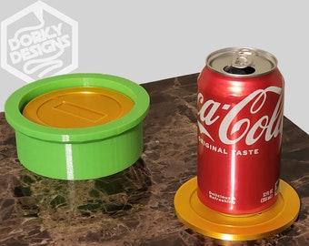 Gamer Themed Coin & Pipe Coaster Set | Warp Mario Video Game Room Gamer Super Bros