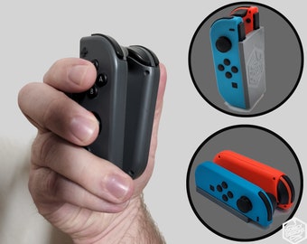 Digital STL Einhand Joycon Controller Griffe Nintendo Switch Handicap / Behindertenhilfe Halter Kompletter Komfort Einfach Besser Beidhändig OBJ