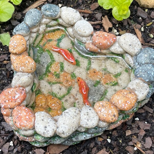 Fake Koi Fish Pond Etsy