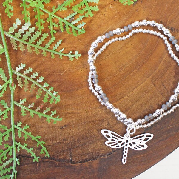 Dragonfly Beaded Bracelet Etsy