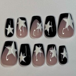 Elegant Stars || Press on Nails