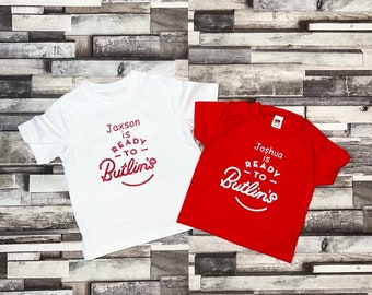 Adults ready to butlins personalised tshirt