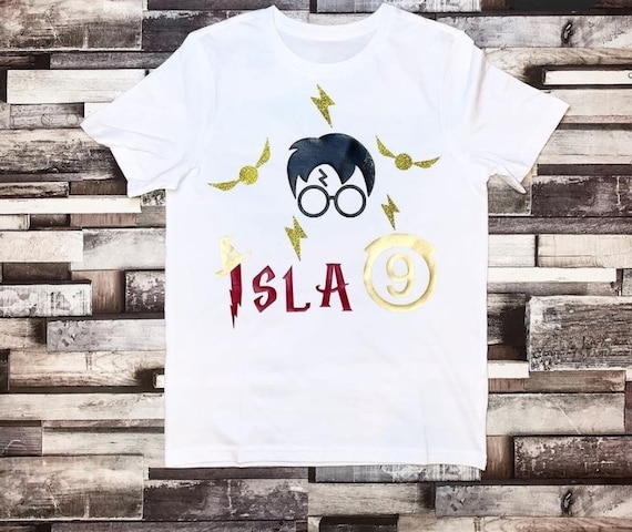 Harry Potter personalised birthday tshirt