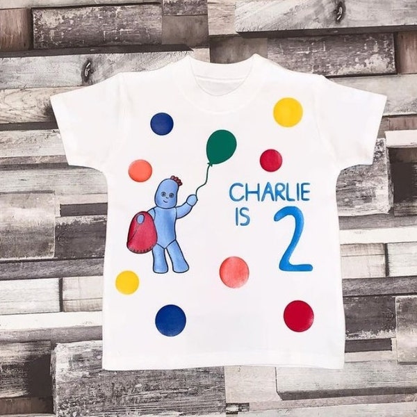 Iggle Piggle personalised birthday tshirt