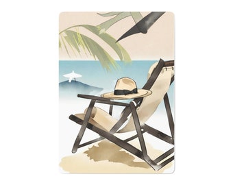 Beach Theme Tropical Vacation Poker Cards