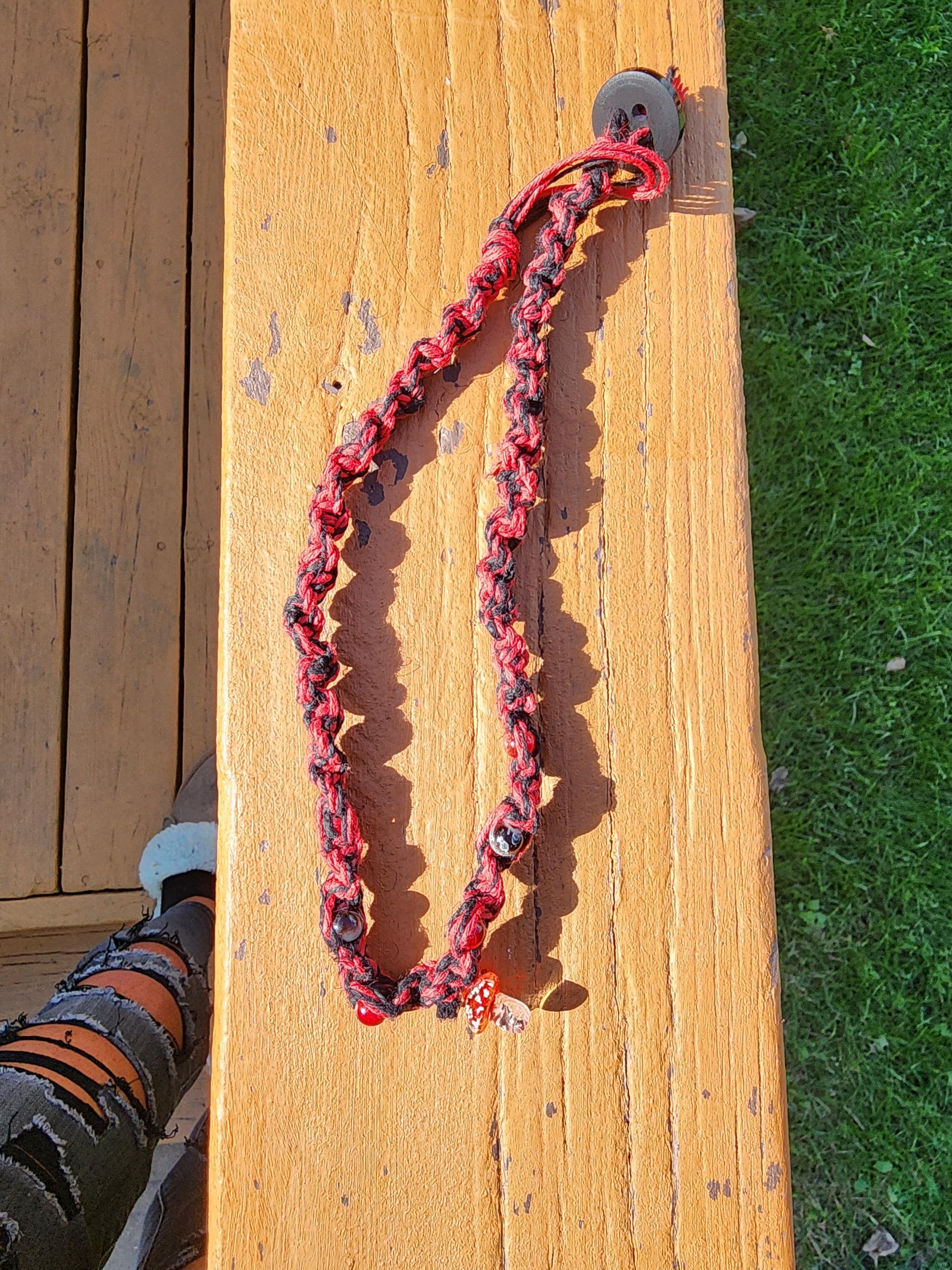 Vintage Leather Bracelet with Carved Bird Accent - Thumbnail 4