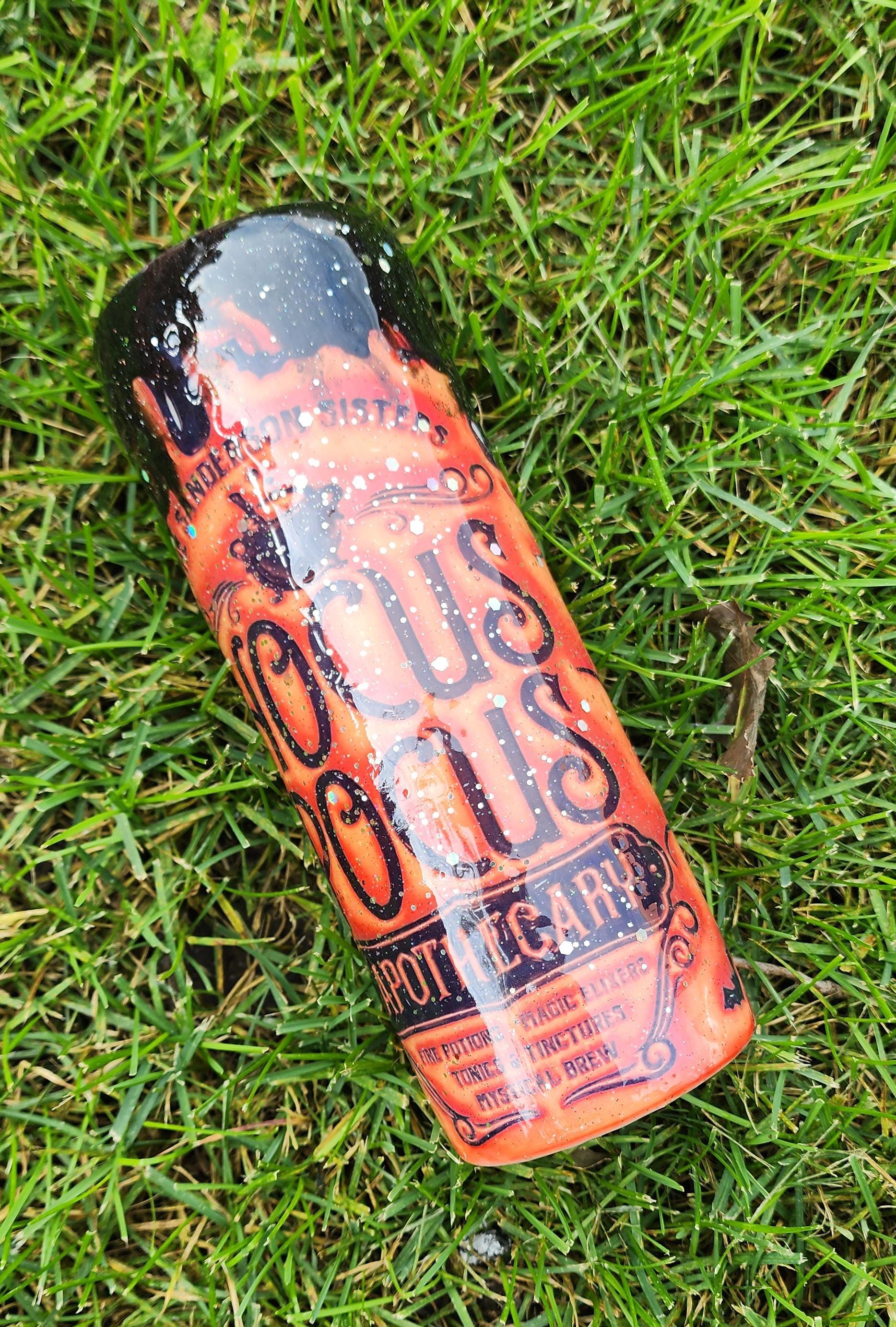 Hocus Pocus Tumbler: Sanderson Sisters Apothecary Glitter Epoxy Cup - Image 1