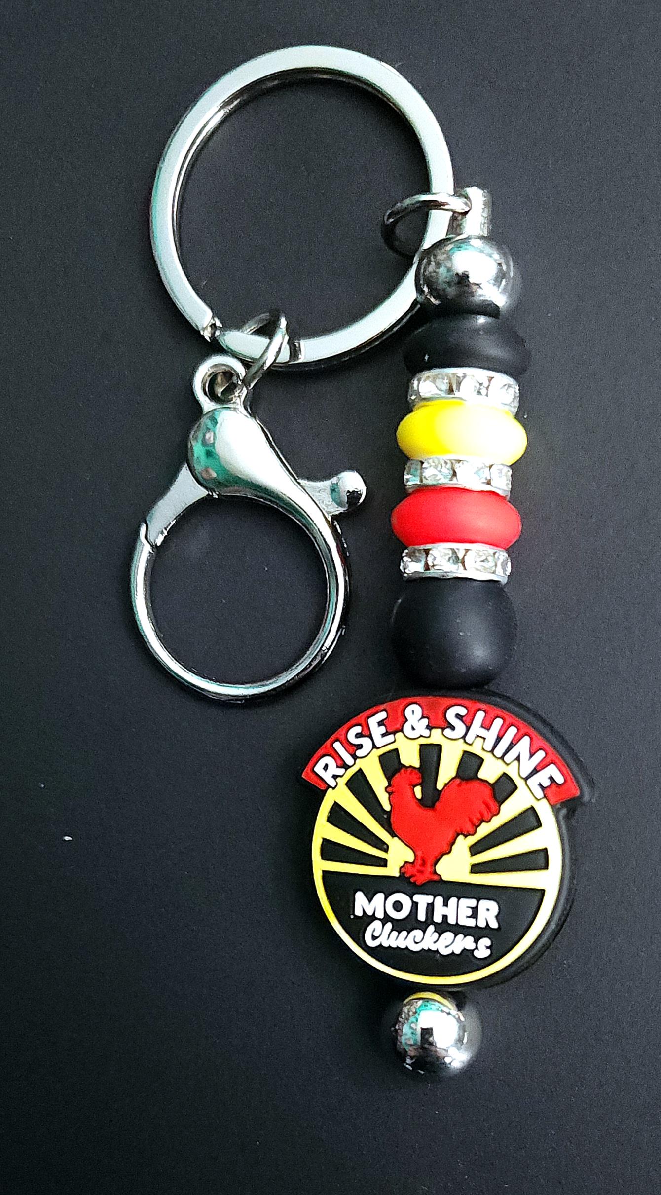 Handmade Rise and Shine Keychain