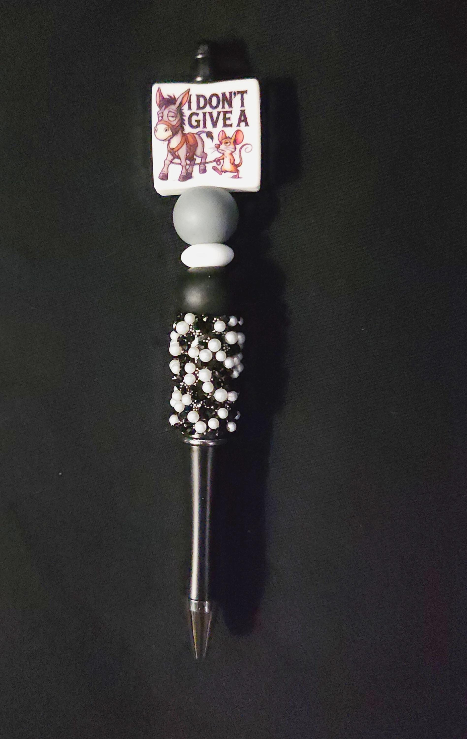 Sassy Glitter Rhinestone Pen: Funny Office School Gift - Thumbnail 7