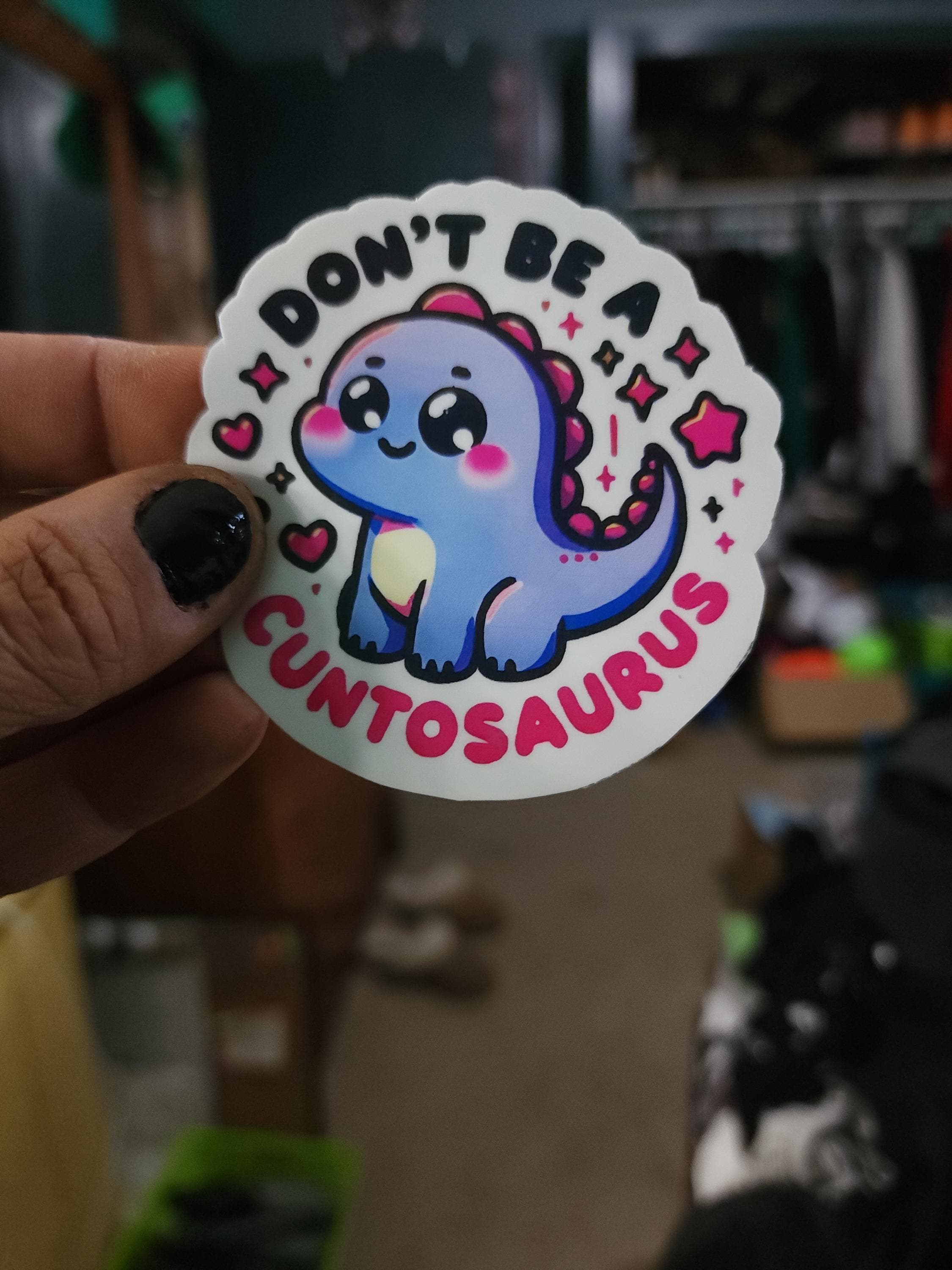 Don’t Be a Cuntasaurus – Savage Funny Sticker for Sassy Adults | 3x3 Vinyl Sticker for Laptops, Water Bottles, Journalsl Bad Bitchery - Thumbnail 6