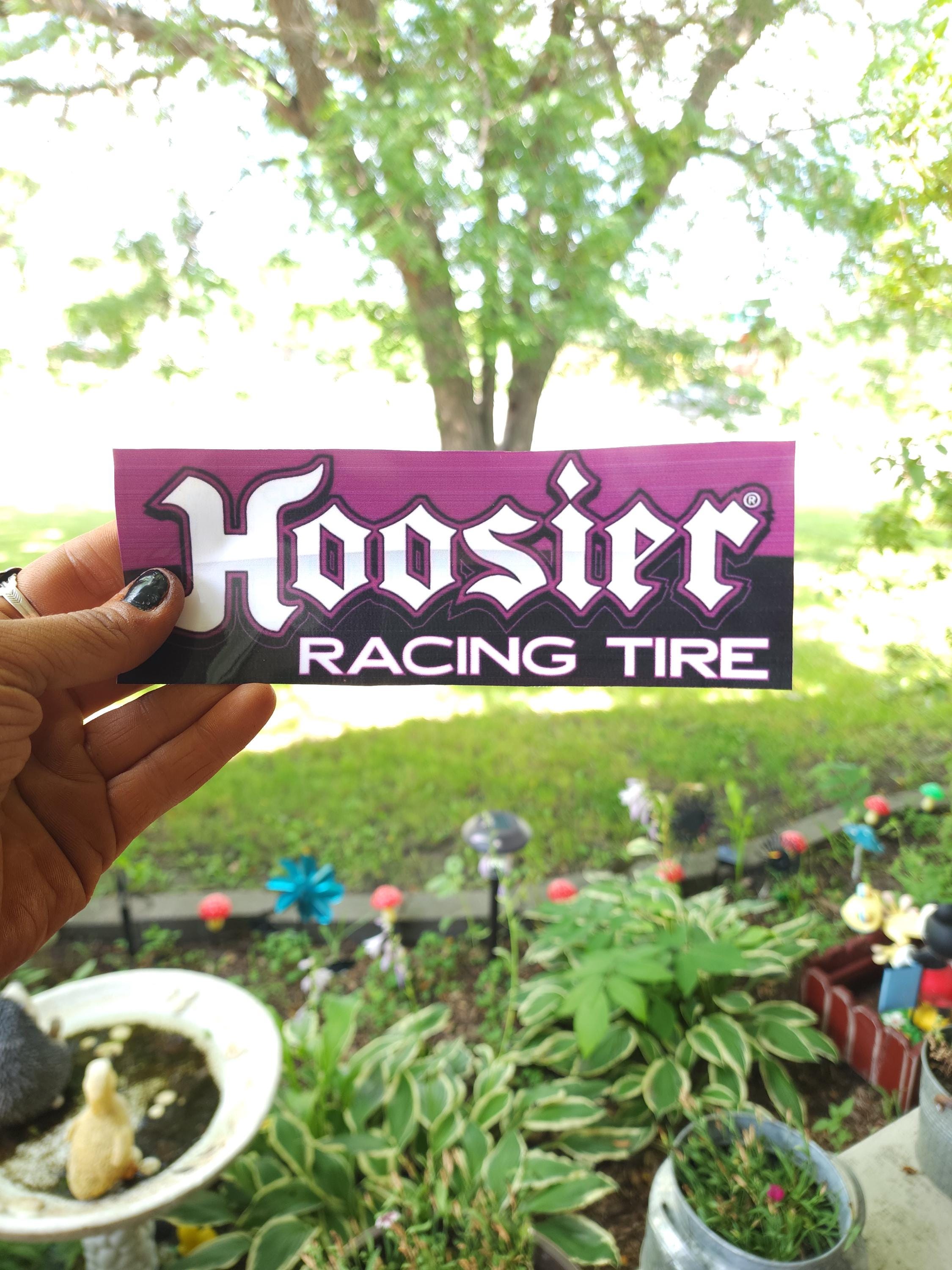 Hoosier Racing Tire Vinyl Sticker: Funny Car Culture Decal - Thumbnail 6