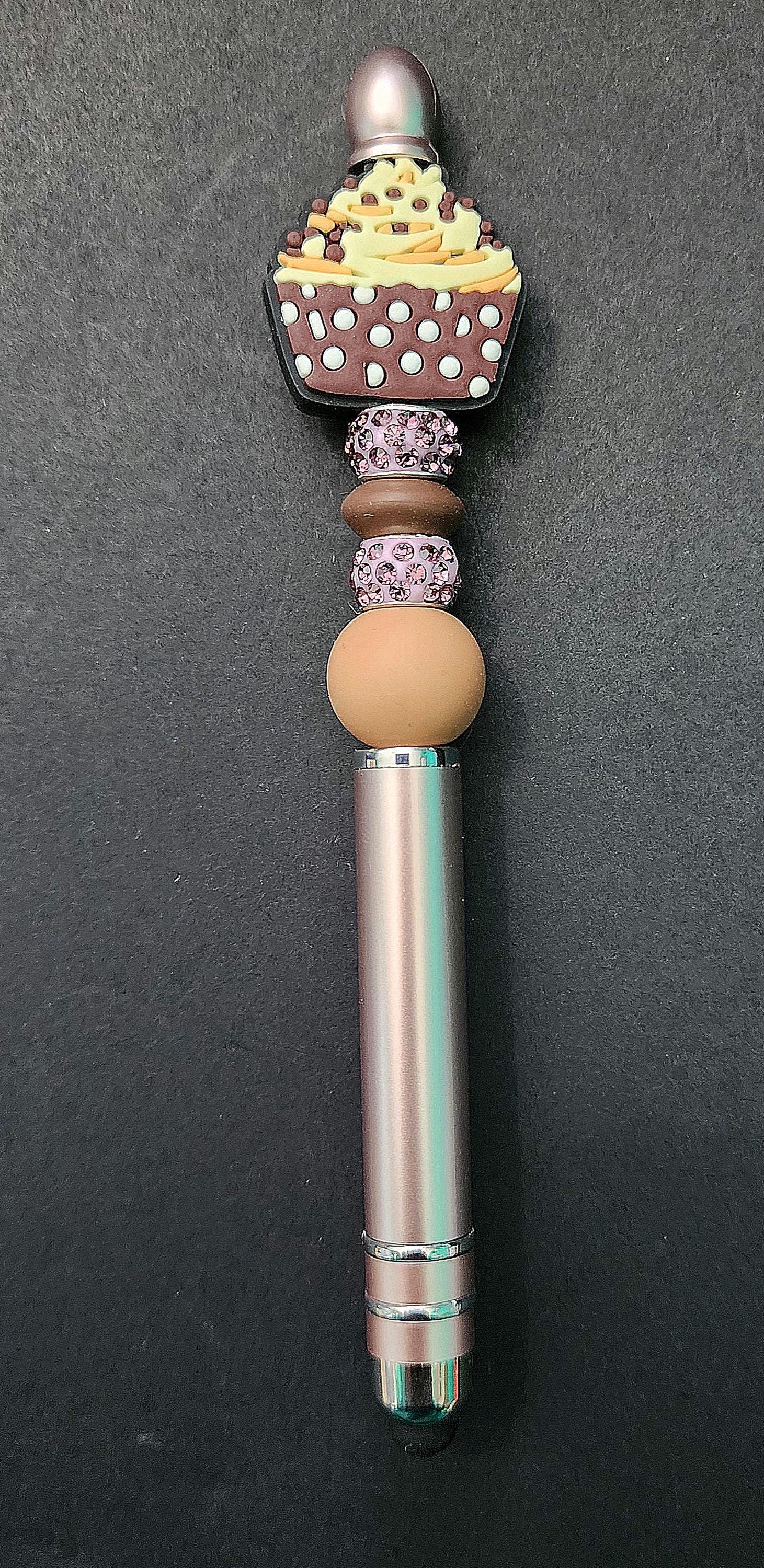 Beaded Cupcake Pen - Thumbnail 7