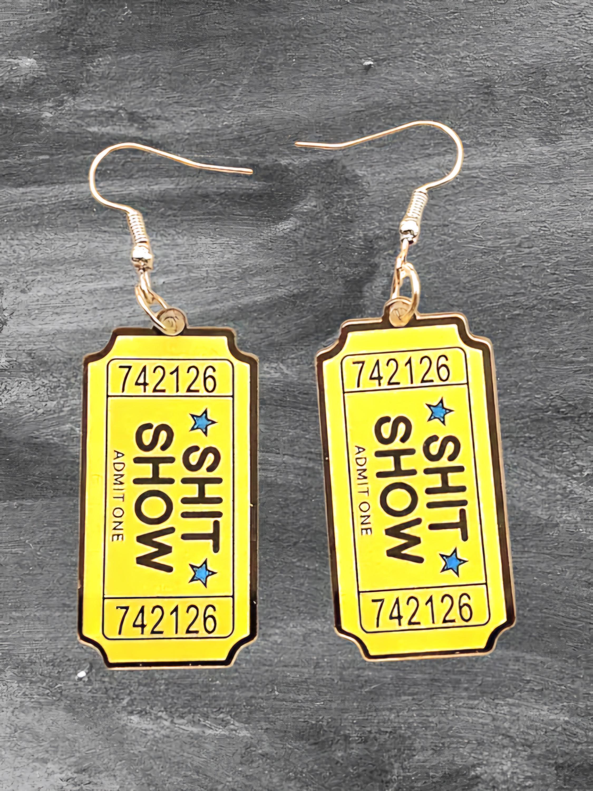VIP Access to the Sh*t Show – Dangle Earrings for Certified Chaos Queens - Thumbnail 6