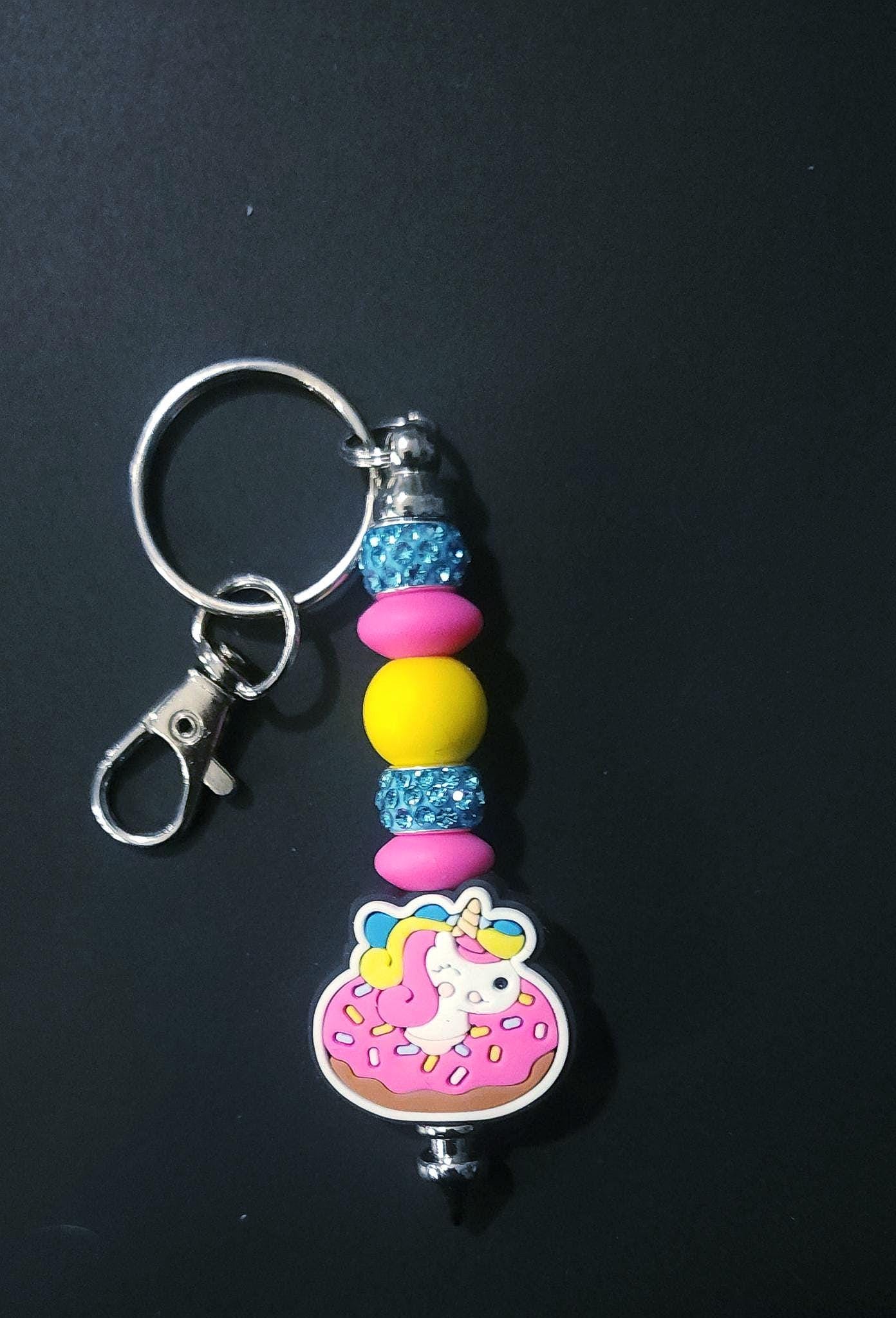 Handmade Donut Unicorn Keychain - Thumbnail 2
