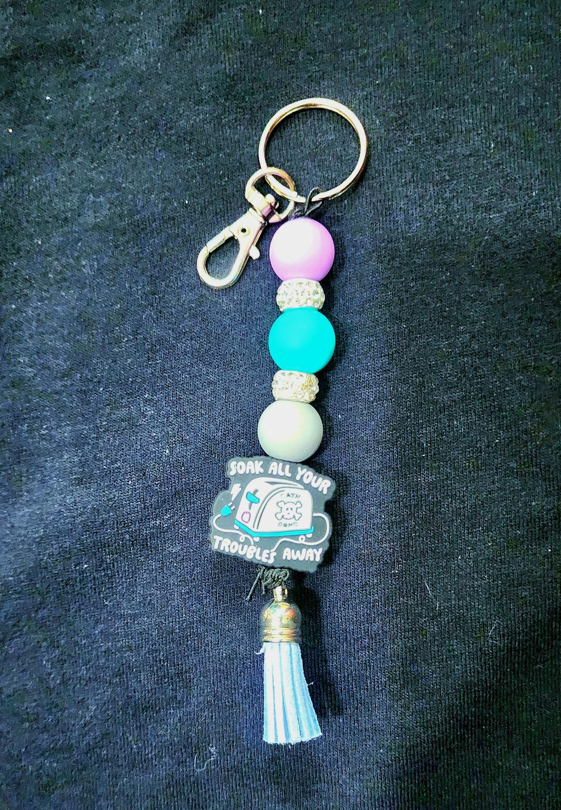 Sarcastic Beaded Keychain - Thumbnail 2