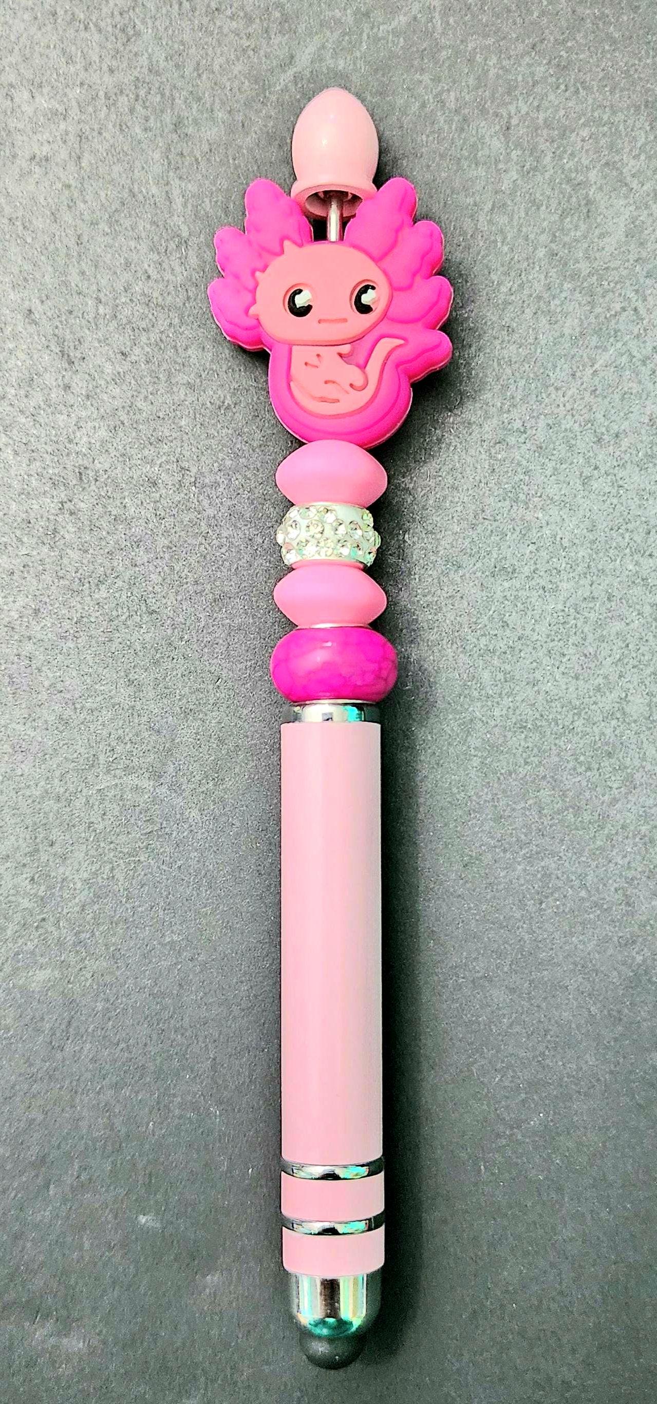 Axolotl Beaded Pen with Ink Refill - Thumbnail 6