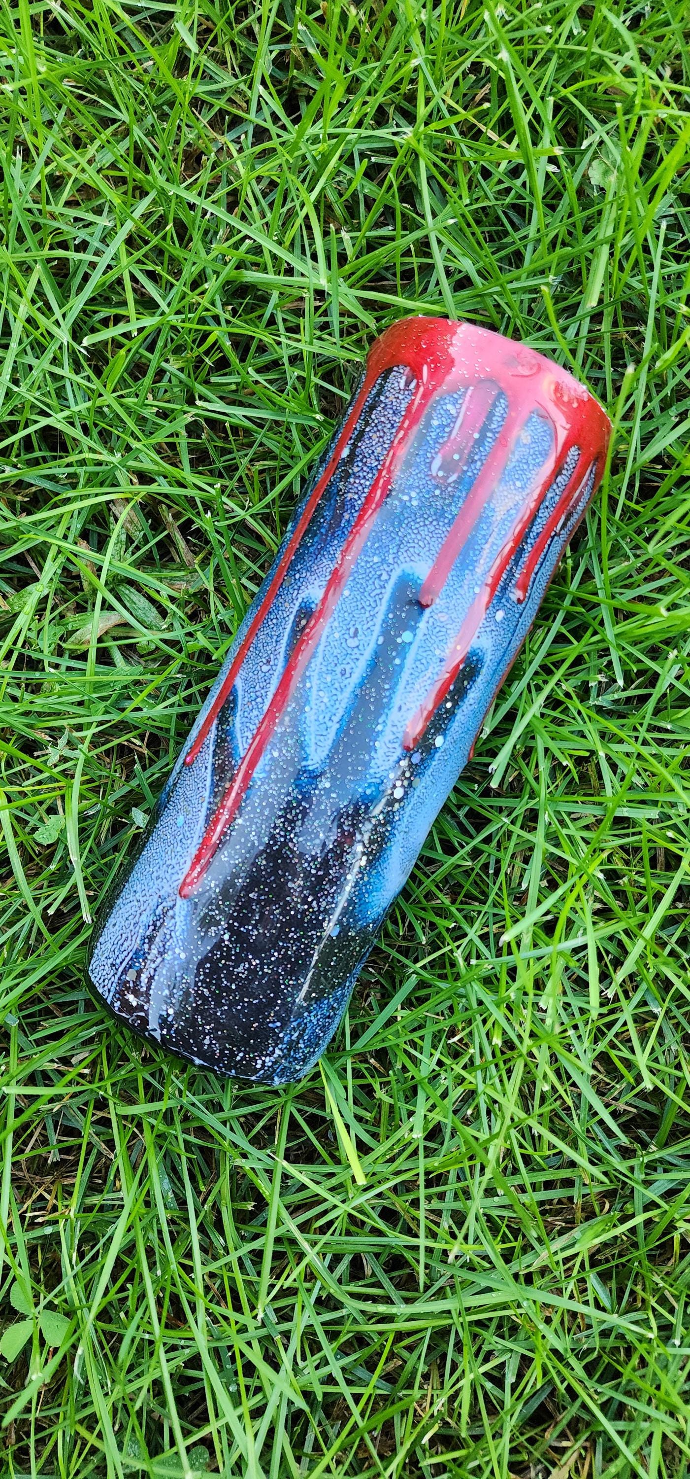 Bloody Jason Epoxy Drip Tumbler – Horror Movie Slasher Cup | Friday the 13th Inspired Drinkware - Thumbnail 7