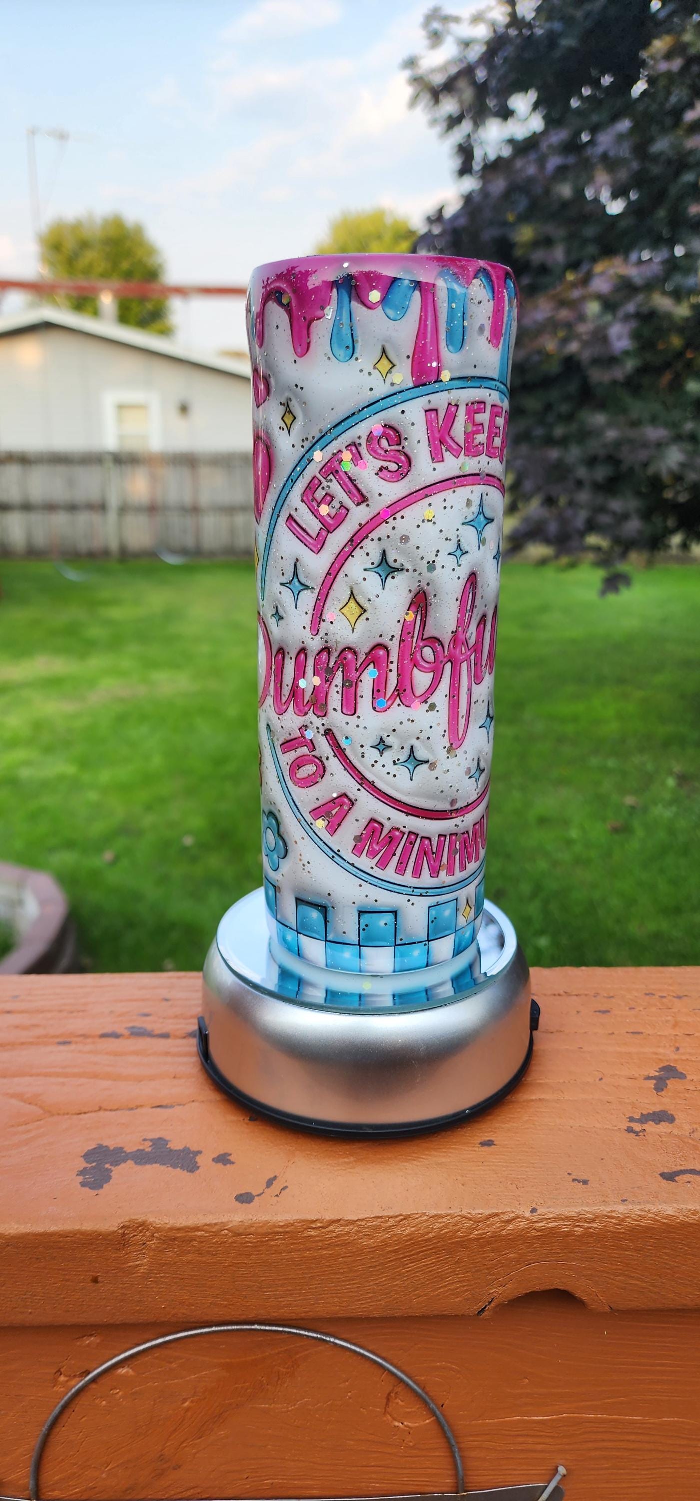 Funny Sarcastic Epoxy Tumbler: 20oz Stainless Steel Drinkware Gift - Thumbnail 7