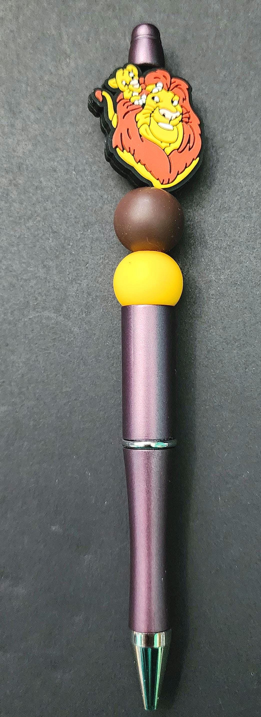 Lion Beadable Pen with Ink Refill - Thumbnail 4